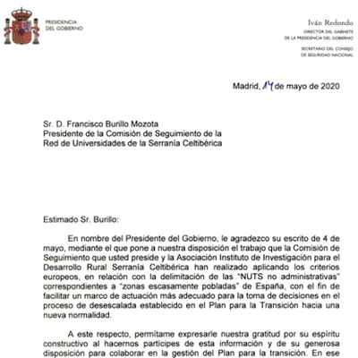 Carta de respuesta a la RUSC